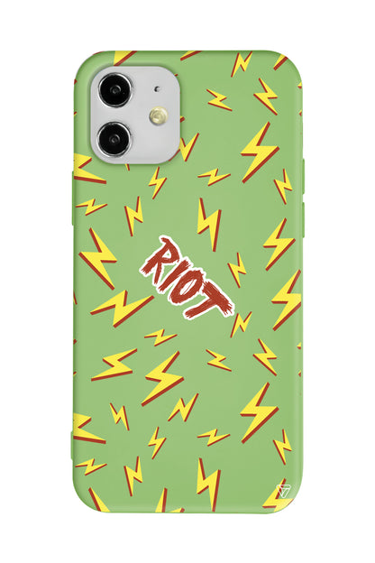 Riot Lansman Model İçi Kadife Silikon Telefon Kılıfı