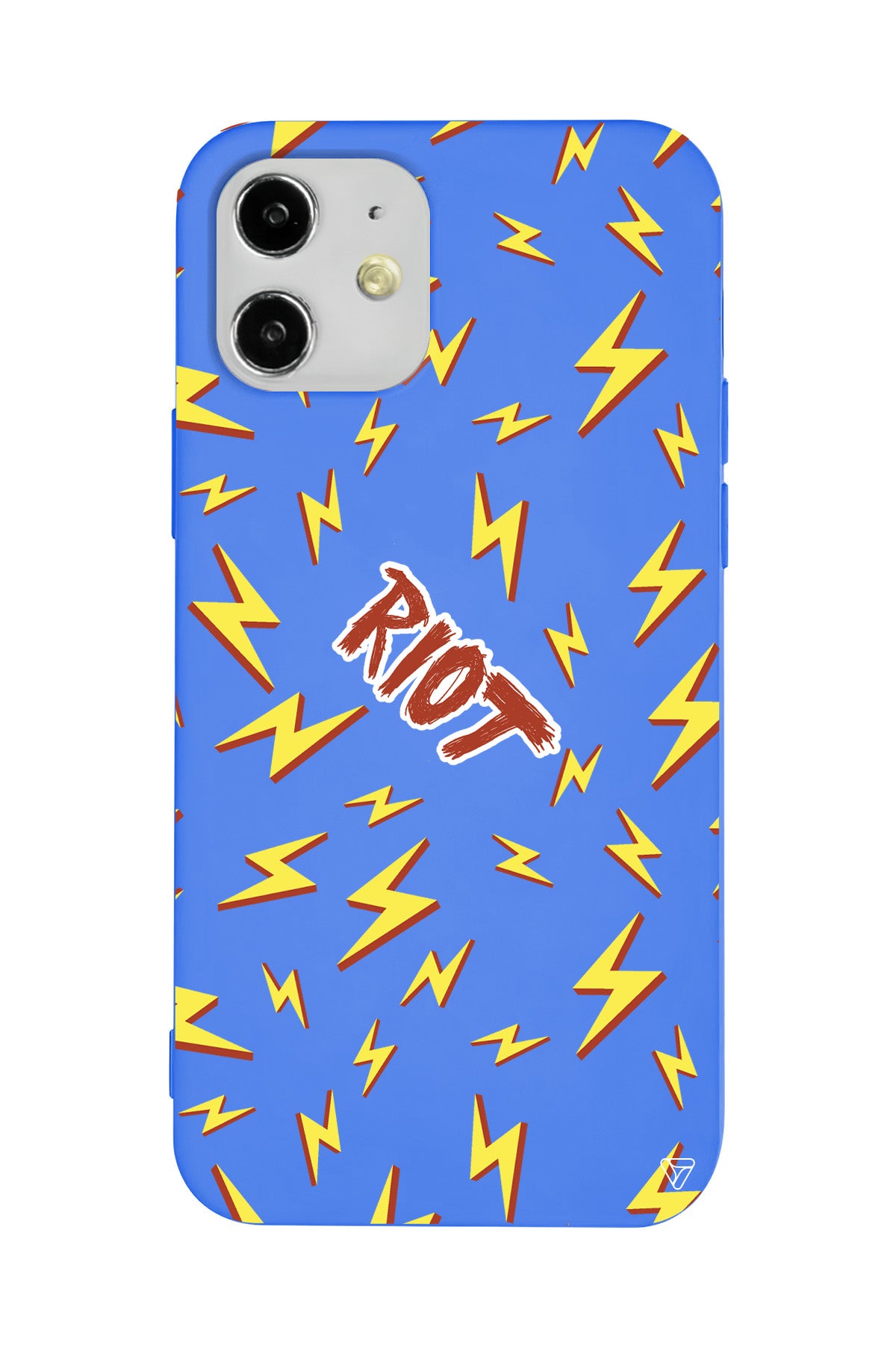 Riot Lansman Model İçi Kadife Silikon Telefon Kılıfı