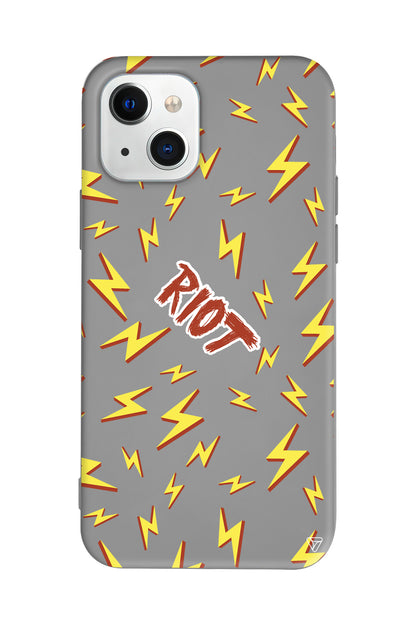 Riot Lansman Model İçi Kadife Silikon Telefon Kılıfı