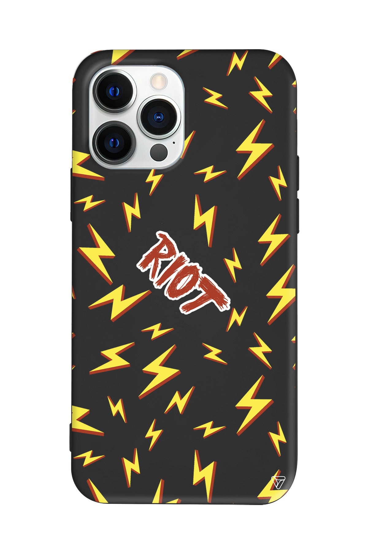 Riot Lansman Model İçi Kadife Silikon Telefon Kılıfı