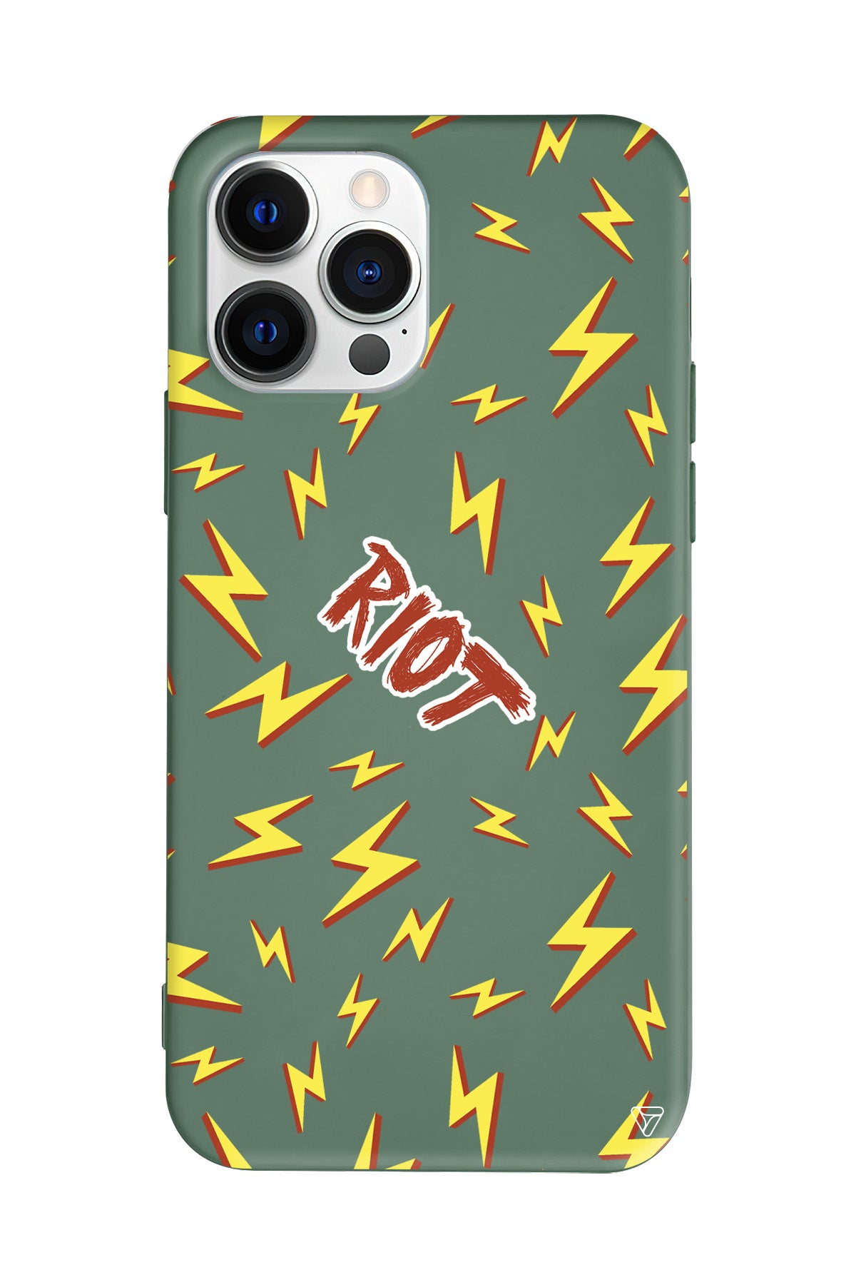 Riot Lansman Model İçi Kadife Silikon Telefon Kılıfı