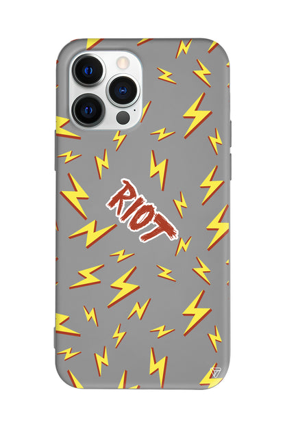 Riot Lansman Model İçi Kadife Silikon Telefon Kılıfı