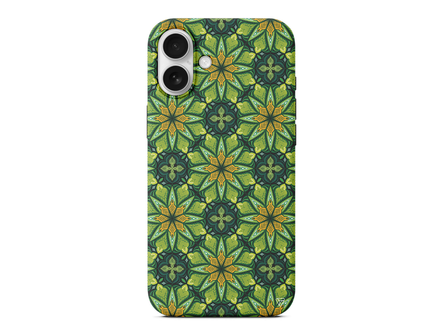 Yeşil Desen Lansman Model İçi Kadife Silikon Telefon Kılıfı – Plus Serisine Özel