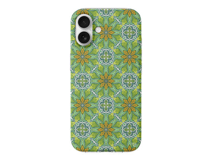 Yeşil Desen Lansman Model İçi Kadife Silikon Telefon Kılıfı – Plus Serisine Özel