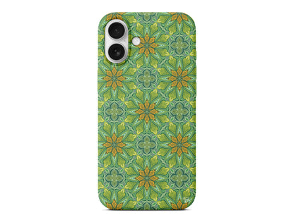 Yeşil Desen Lansman Model İçi Kadife Silikon Telefon Kılıfı – Plus Serisine Özel