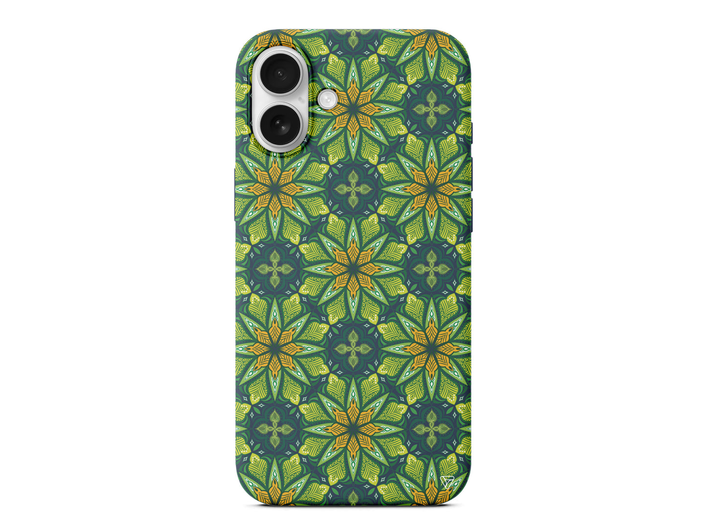 Yeşil Desen Lansman Model İçi Kadife Silikon Telefon Kılıfı – Plus Serisine Özel