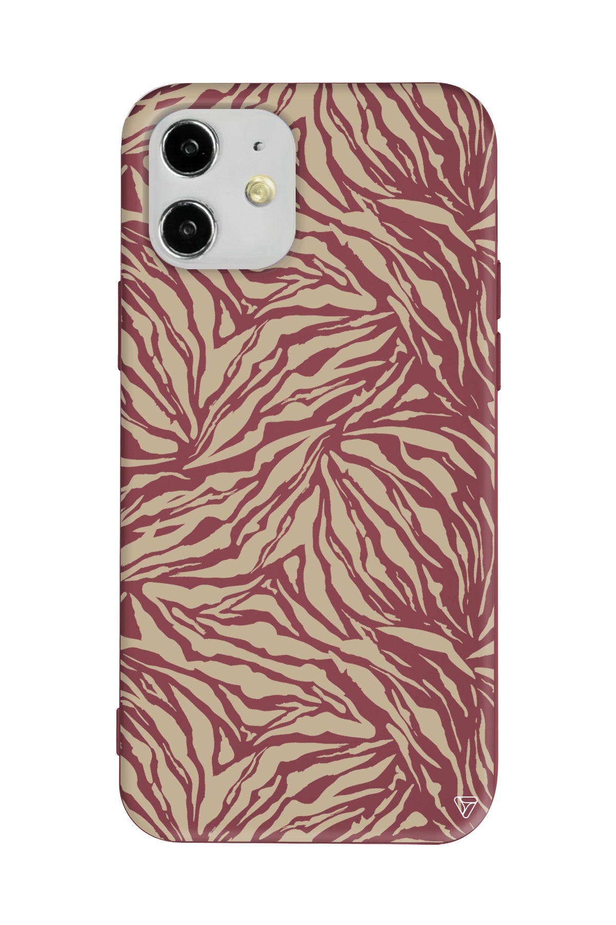 Leopar Deseni Lansman Model İçi Kadife Silikon Telefon Kılıfı