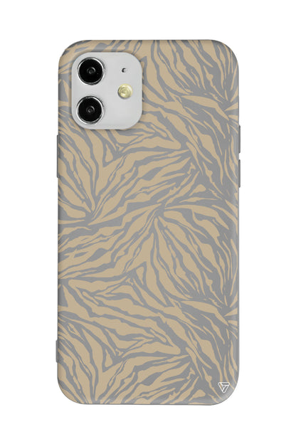 Leopar Deseni Lansman Model İçi Kadife Silikon Telefon Kılıfı