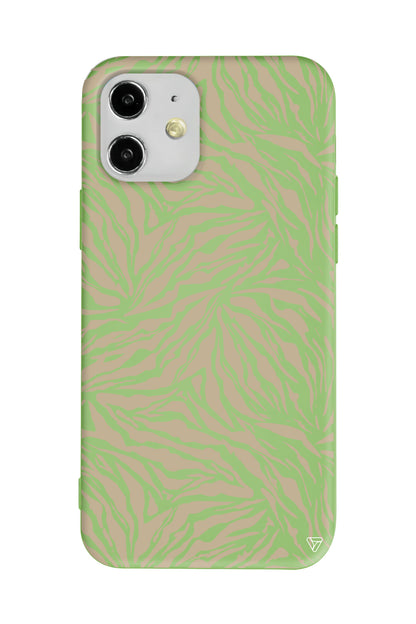 Leopar Deseni Lansman Model İçi Kadife Silikon Telefon Kılıfı