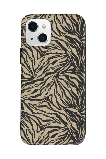 Leopar Deseni Lansman Model İçi Kadife Silikon Telefon Kılıfı – Plus Serisine Özel