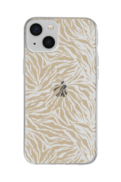 Leopar Deseni Lansman Model İçi Kadife Silikon Telefon Kılıfı