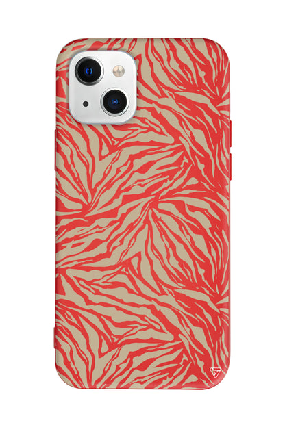 Leopar Deseni Lansman Model İçi Kadife Silikon Telefon Kılıfı – Plus Serisine Özel