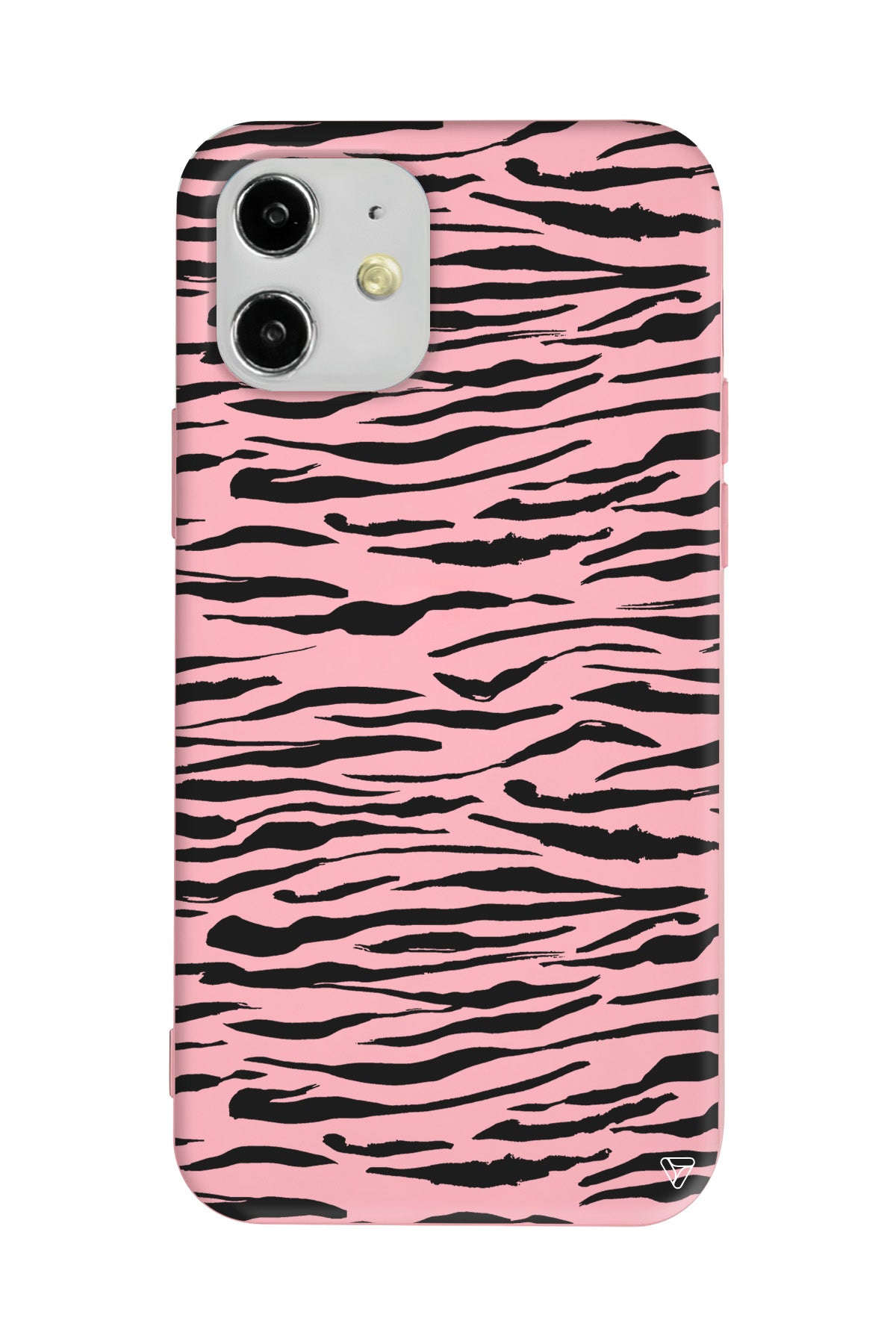 Zebra Lansman Model İçi Kadife Silikon Telefon Kılıfı