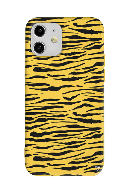 Zebra Lansman Model İçi Kadife Silikon Telefon Kılıfı