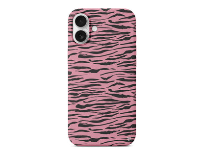 Zebra Lansman Model İçi Kadife Silikon Telefon Kılıfı