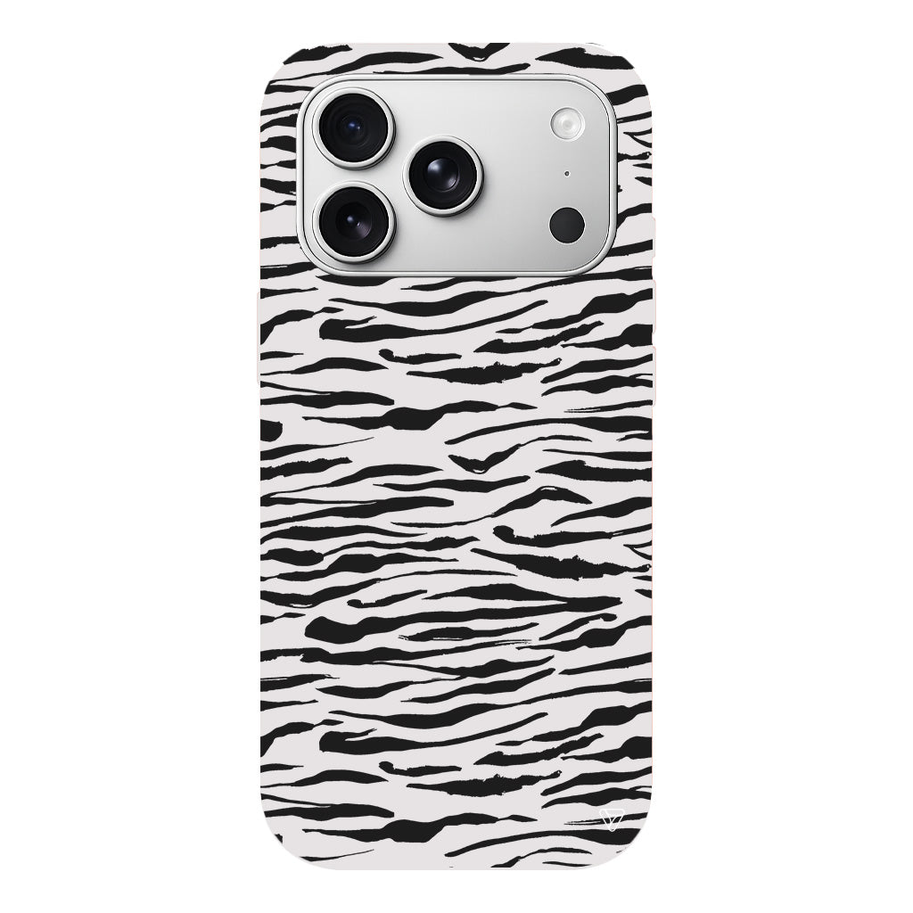 Zebra Lansman Model İçi Kadife Silikon Telefon Kılıfı