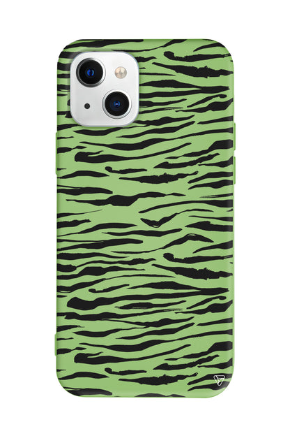 Zebra Lansman Model İçi Kadife Silikon Telefon Kılıfı