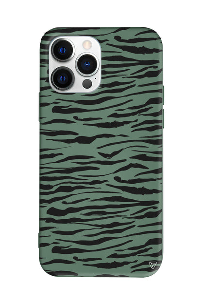 Zebra Lansman Model İçi Kadife Silikon Telefon Kılıfı