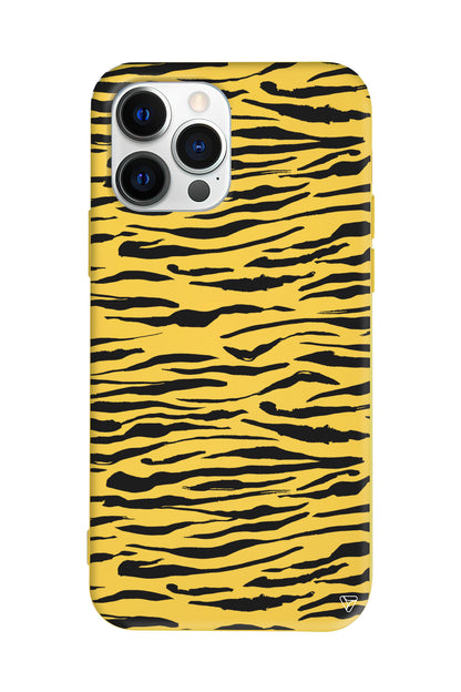 Zebra Lansman Model İçi Kadife Silikon Telefon Kılıfı