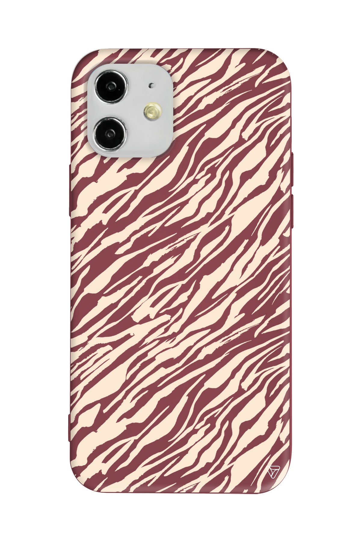 Capraz Zebra Gold Lansman Model İçi Kadife Silikon Telefon Kılıfı