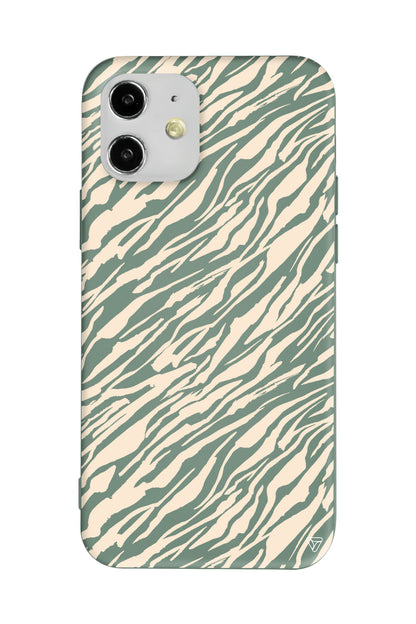 Capraz Zebra Gold Lansman Model İçi Kadife Silikon Telefon Kılıfı