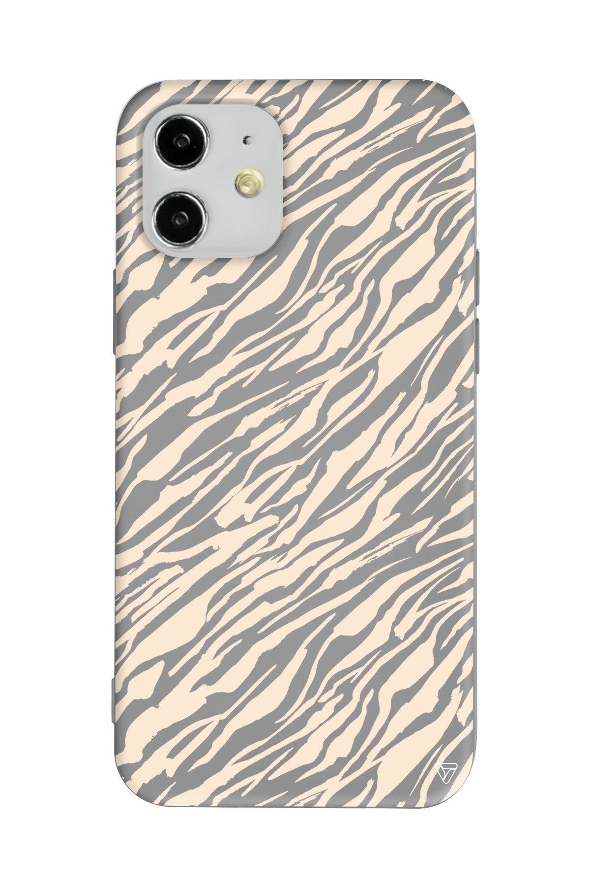 Capraz Zebra Gold Lansman Model İçi Kadife Silikon Telefon Kılıfı