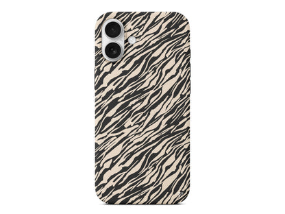 Capraz Zebra Gold Lansman Model İçi Kadife Silikon Telefon Kılıfı