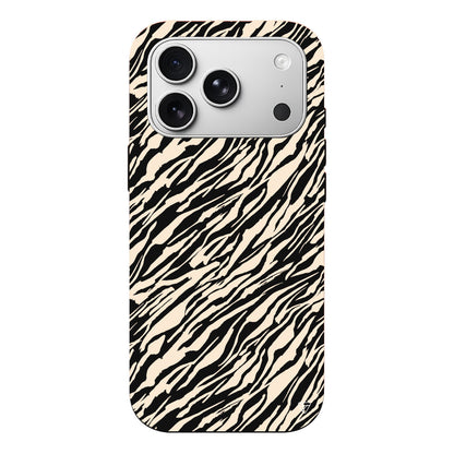 Capraz Zebra Gold Lansman Model İçi Kadife Silikon Telefon Kılıfı