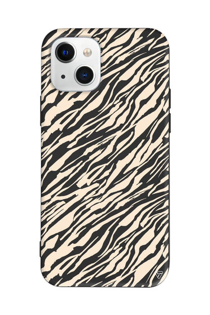 Capraz Zebra Gold Lansman Model İçi Kadife Silikon Telefon Kılıfı – Plus Serisine Özel