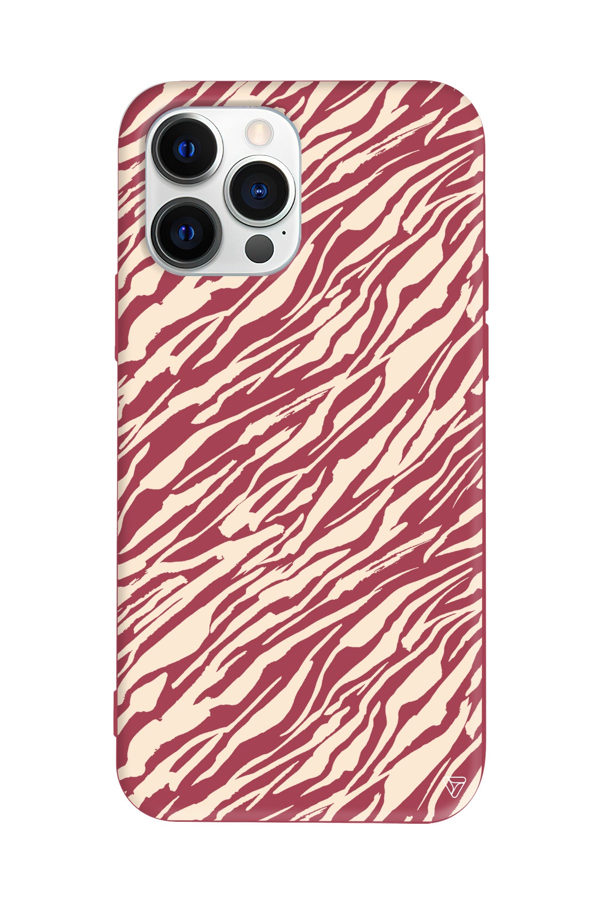 Capraz Zebra Gold Lansman Model İçi Kadife Silikon Telefon Kılıfı