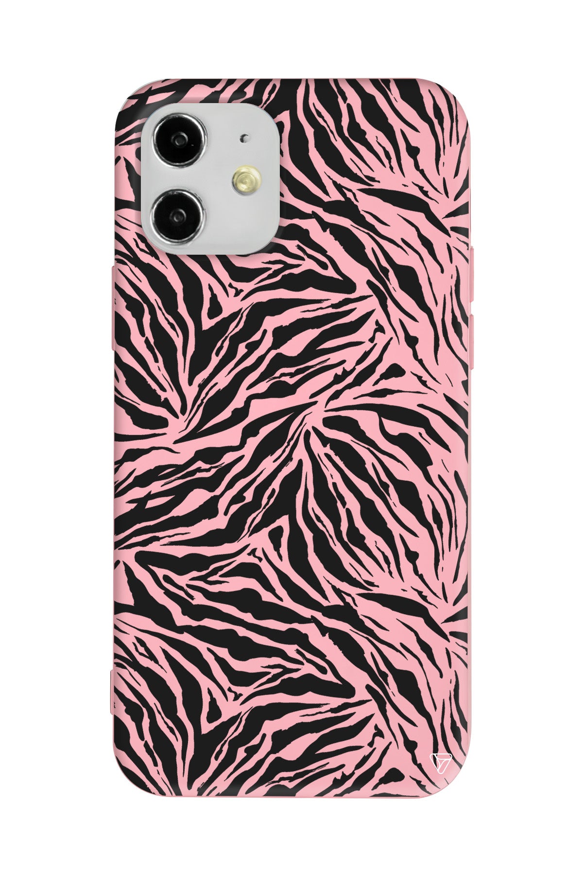 Leopar Siyah Lansman Model İçi Kadife Silikon Telefon Kılıfı