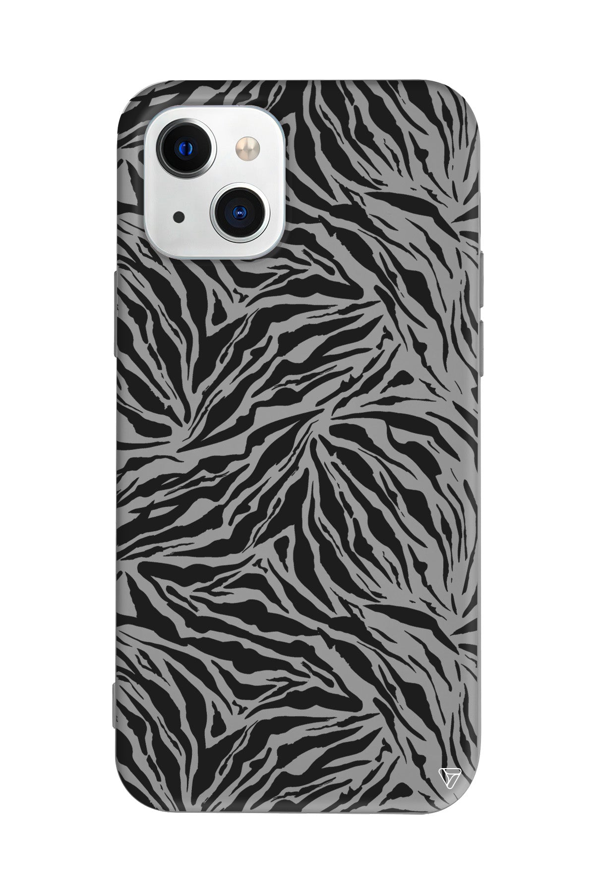 Leopar Siyah Lansman Model İçi Kadife Silikon Telefon Kılıfı