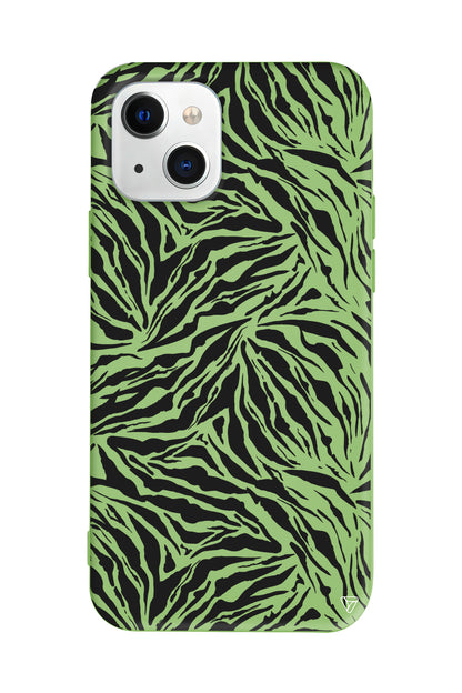 Leopar Siyah Lansman Model İçi Kadife Silikon Telefon Kılıfı