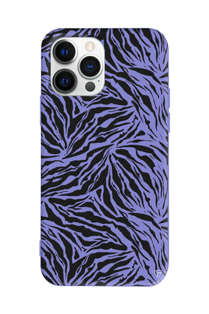 Leopar Siyah Lansman Model İçi Kadife Silikon Telefon Kılıfı