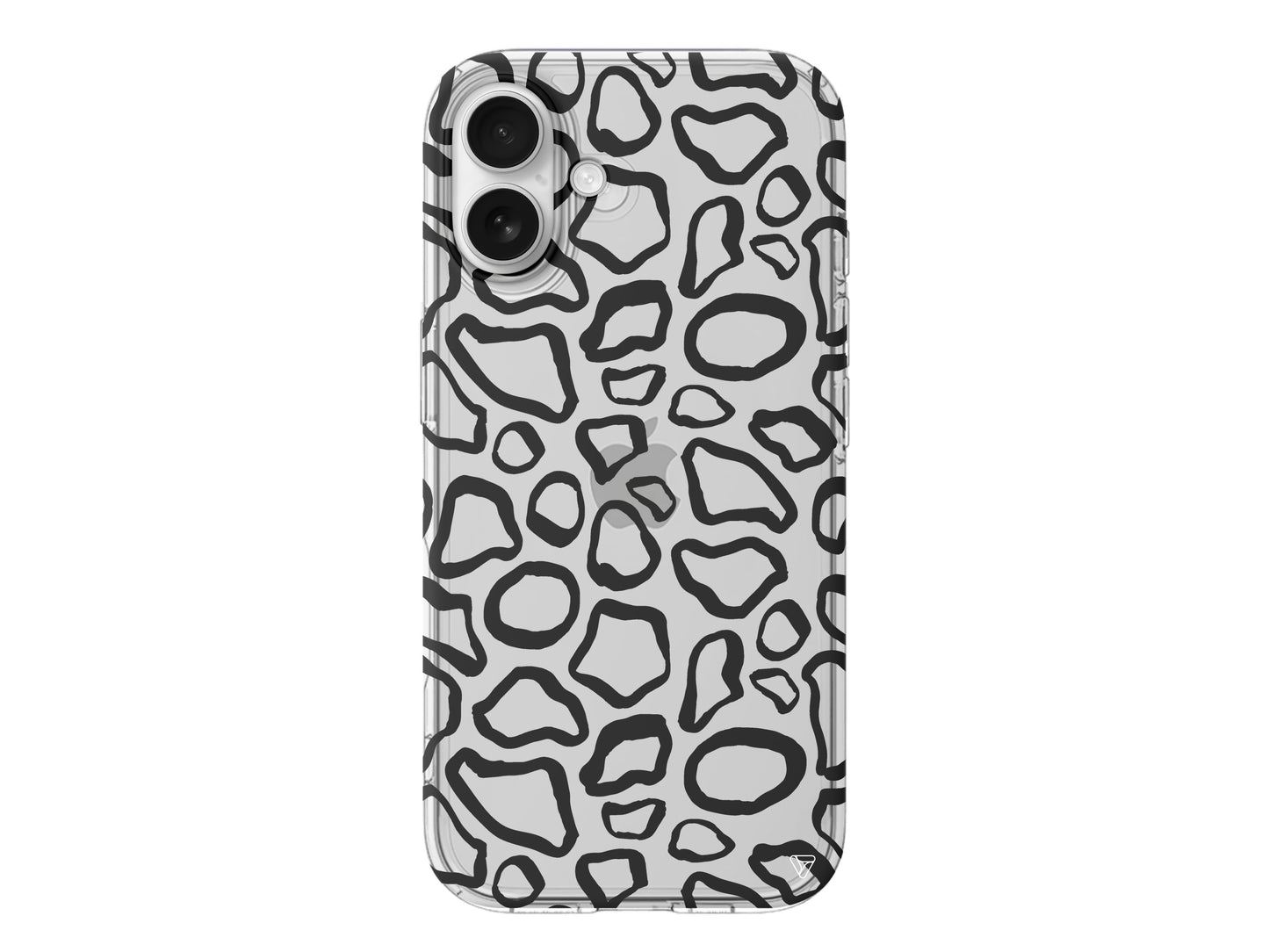 Siyah Pattern Lansman Model İçi Kadife Silikon Telefon Kılıfı – Plus Serisine Özel