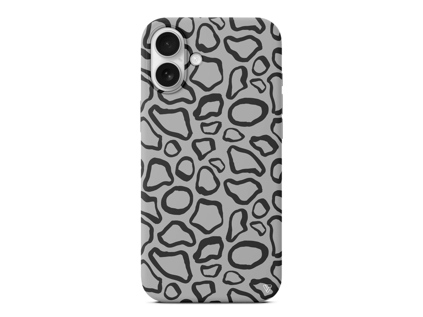 Siyah Pattern Lansman Model İçi Kadife Silikon Telefon Kılıfı – Plus Serisine Özel