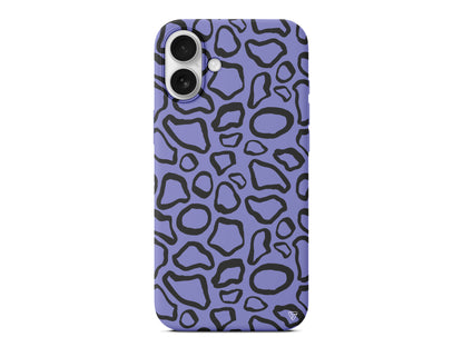 Siyah Pattern Lansman Model İçi Kadife Silikon Telefon Kılıfı