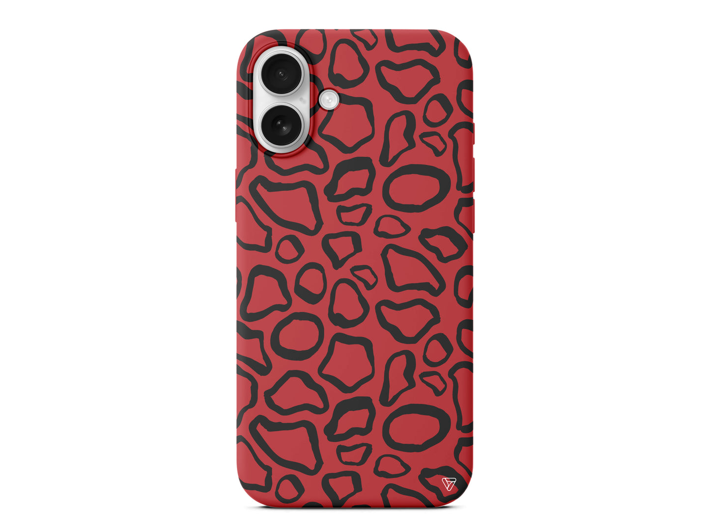 Siyah Pattern Lansman Model İçi Kadife Silikon Telefon Kılıfı – Plus Serisine Özel