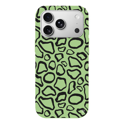 Siyah Pattern Lansman Model İçi Kadife Silikon Telefon Kılıfı