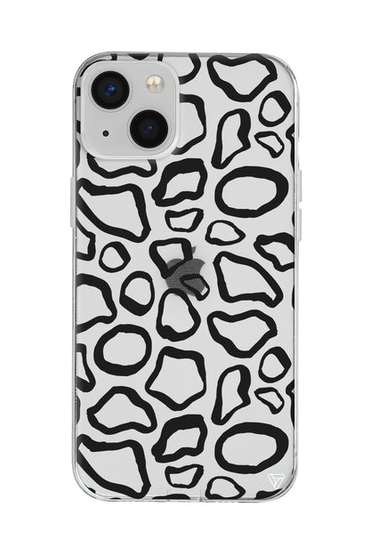 Siyah Pattern Lansman Model İçi Kadife Silikon Telefon Kılıfı – Plus Serisine Özel