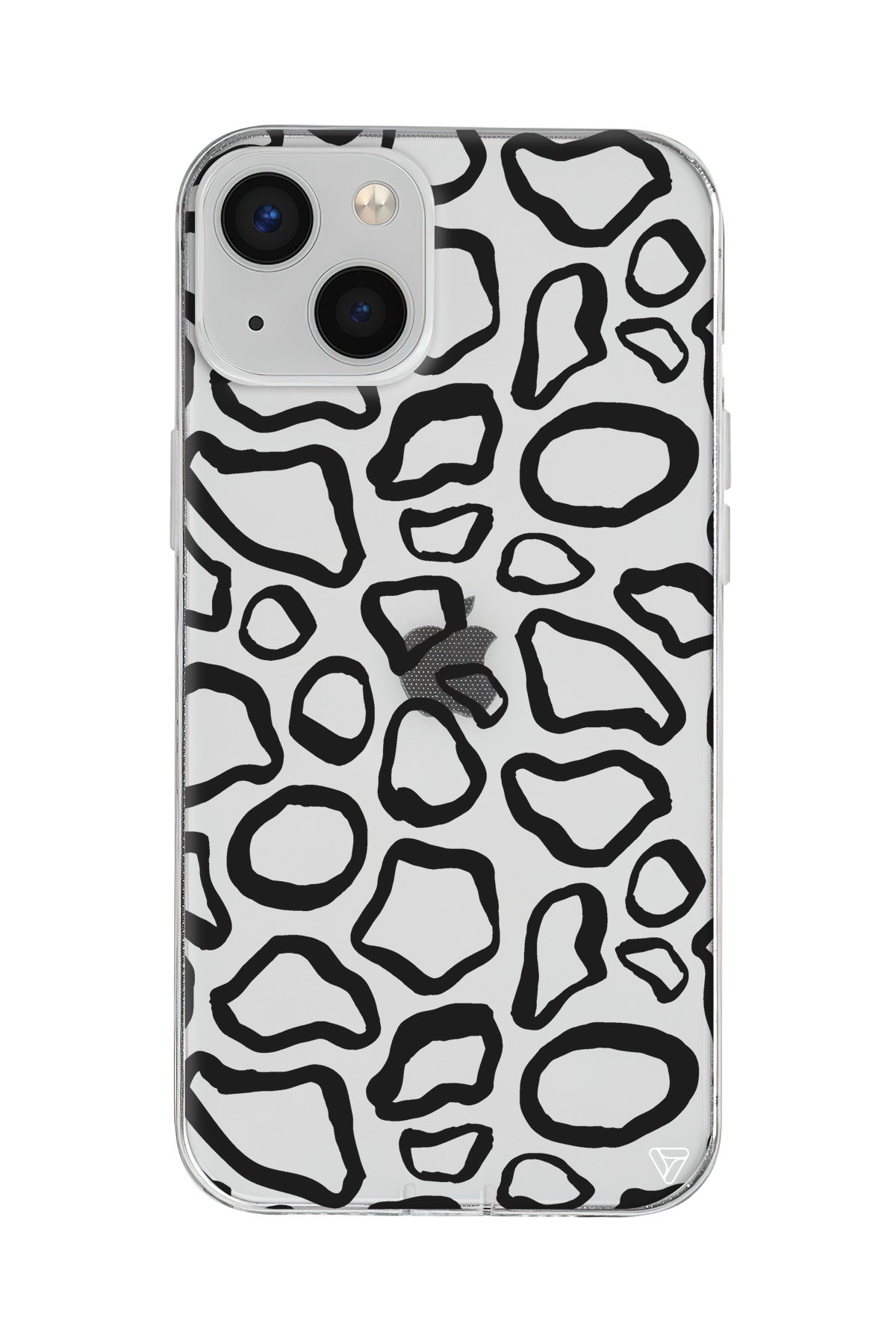 Siyah Pattern Lansman Model İçi Kadife Silikon Telefon Kılıfı – Plus Serisine Özel