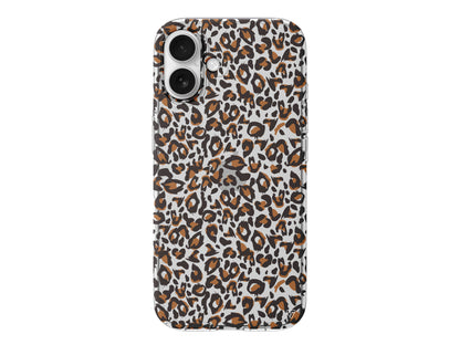 Leopar Lansman Model İçi Kadife Silikon Telefon Kılıfı