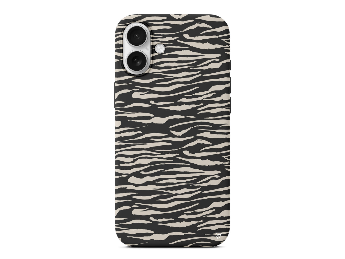 Zebra Sepya Lansman Model İçi Kadife Silikon Telefon Kılıfı – Plus Serisine Özel