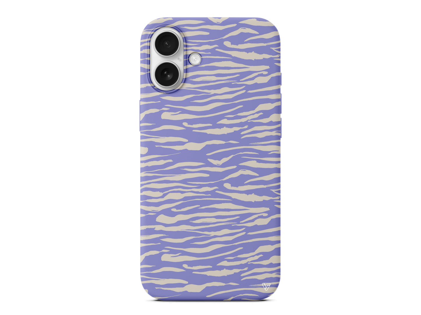 Zebra Sepya Lansman Model İçi Kadife Silikon Telefon Kılıfı