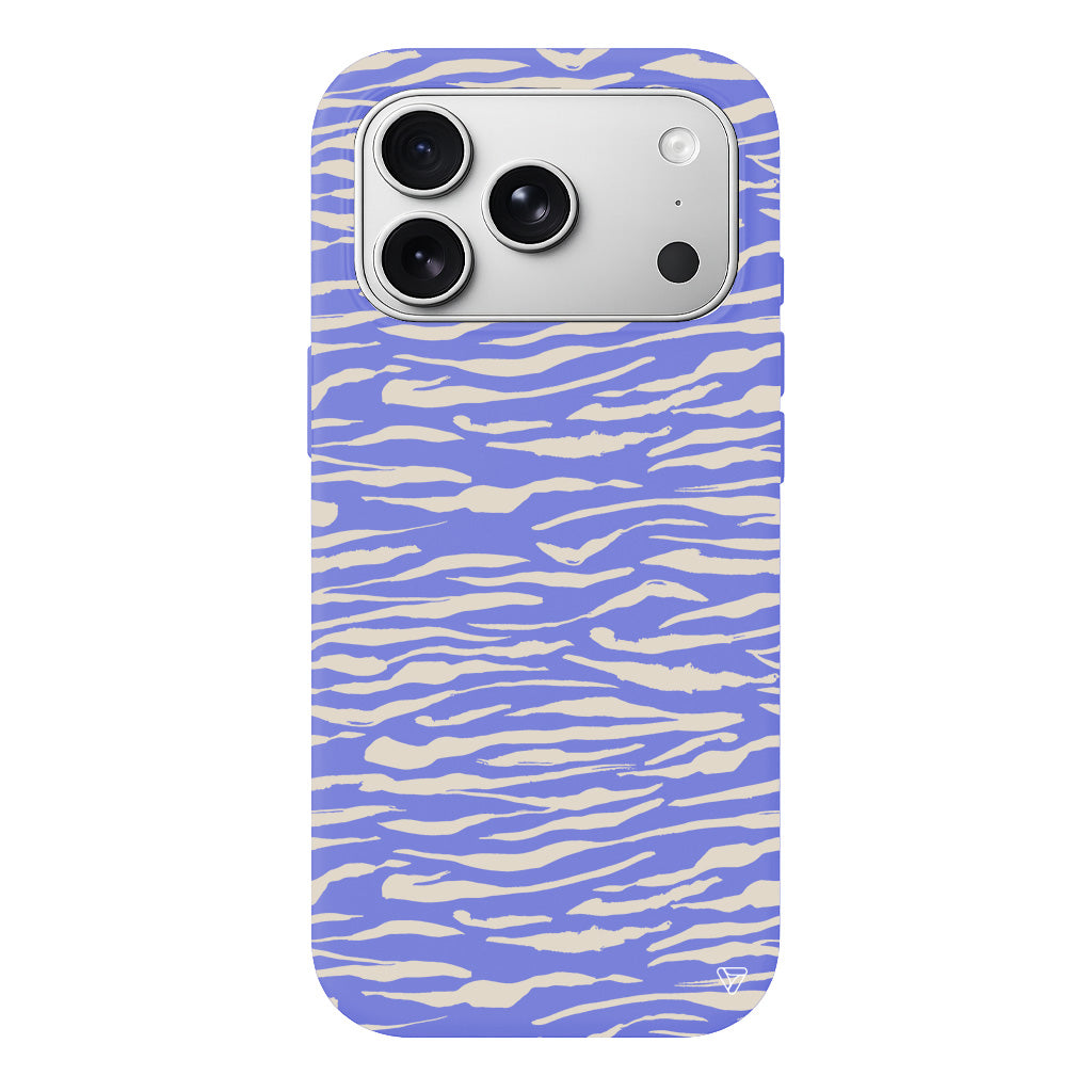 Zebra Sepya Lansman Model İçi Kadife Silikon Telefon Kılıfı