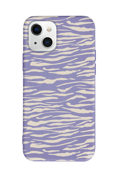 Zebra Sepya Lansman Model İçi Kadife Silikon Telefon Kılıfı – Plus Serisine Özel