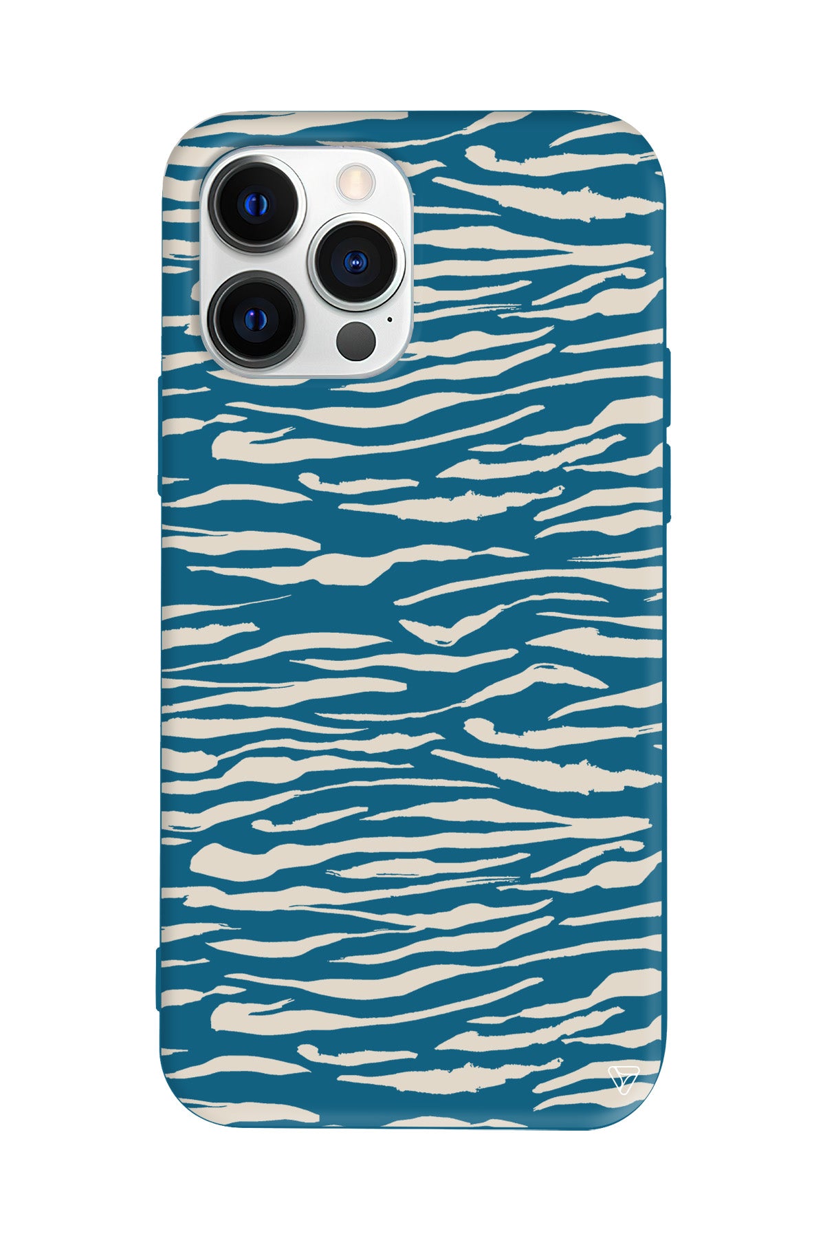 Zebra Sepya Lansman Model İçi Kadife Silikon Telefon Kılıfı