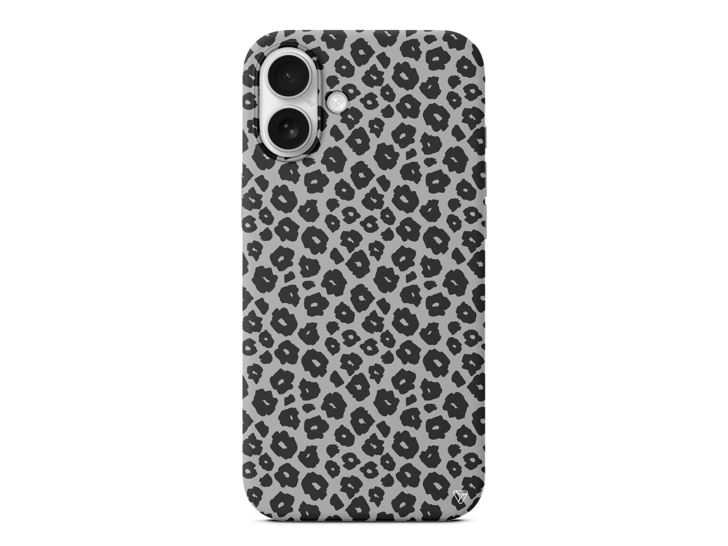 Yavru Leopar Siyah Lansman Model İçi Kadife Silikon Telefon Kılıfı