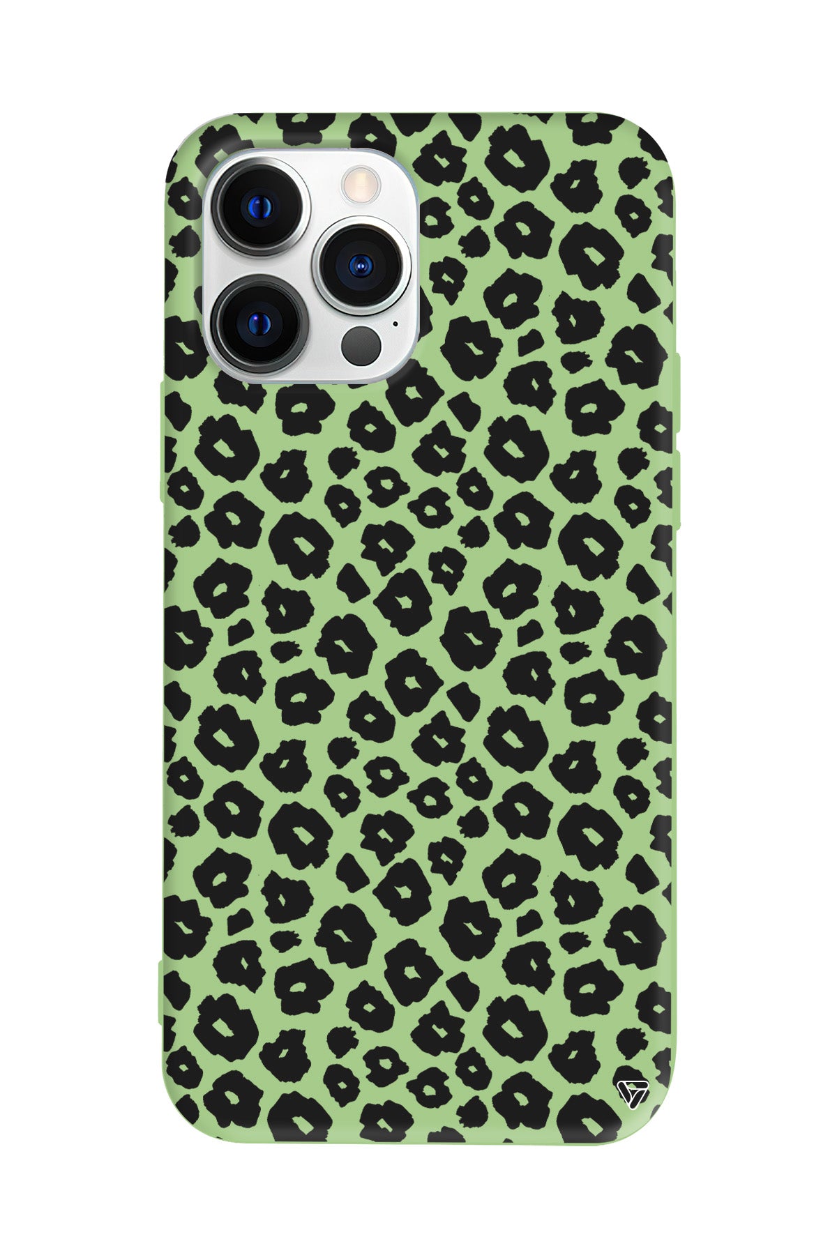 Yavru Leopar Siyah Lansman Model İçi Kadife Silikon Telefon Kılıfı