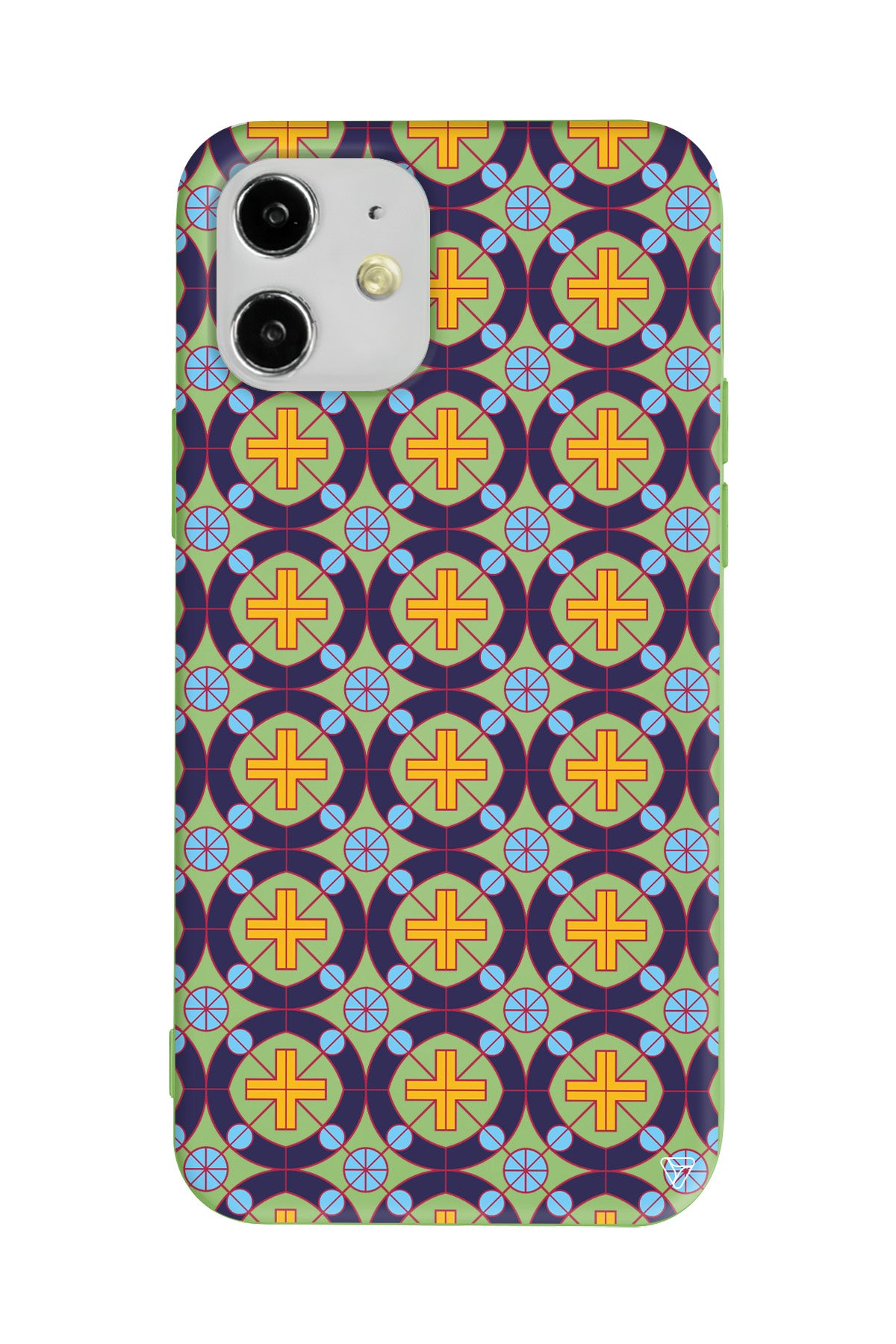 Ottomans Tiles Lansman Model İçi Kadife Silikon Telefon Kılıfı
